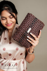 Brown Bo Clutch Koodai - SARAS
