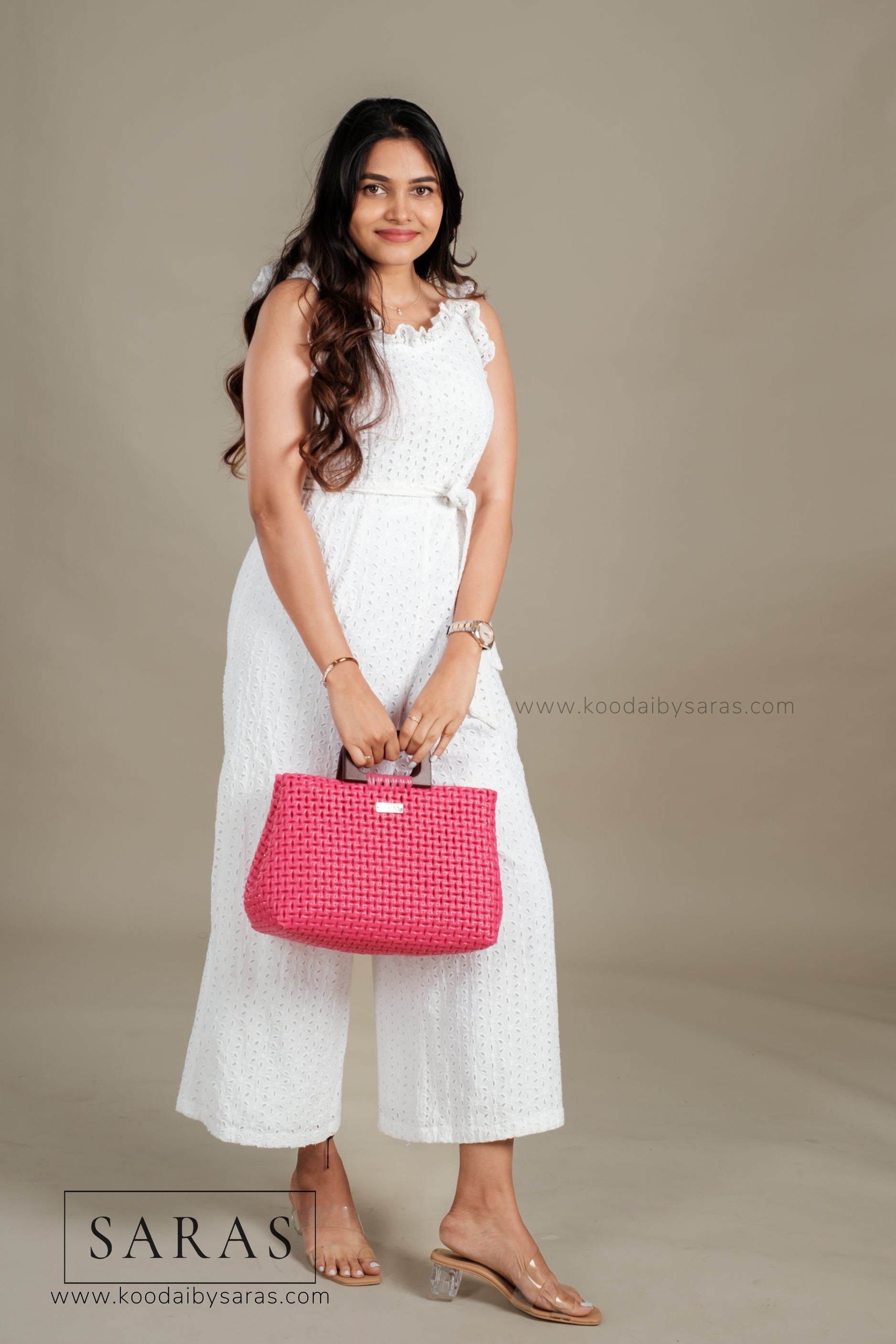 Cheery Pink Kai koodai - SARAS