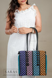 Multi Colour Lunch Koodai - SARAS