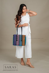 Multi Colour Lunch Koodai - SARAS