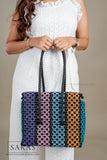 Multi Colour Lunch Koodai - SARAS