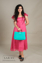 Turquoise Kai Koodai - SARAS