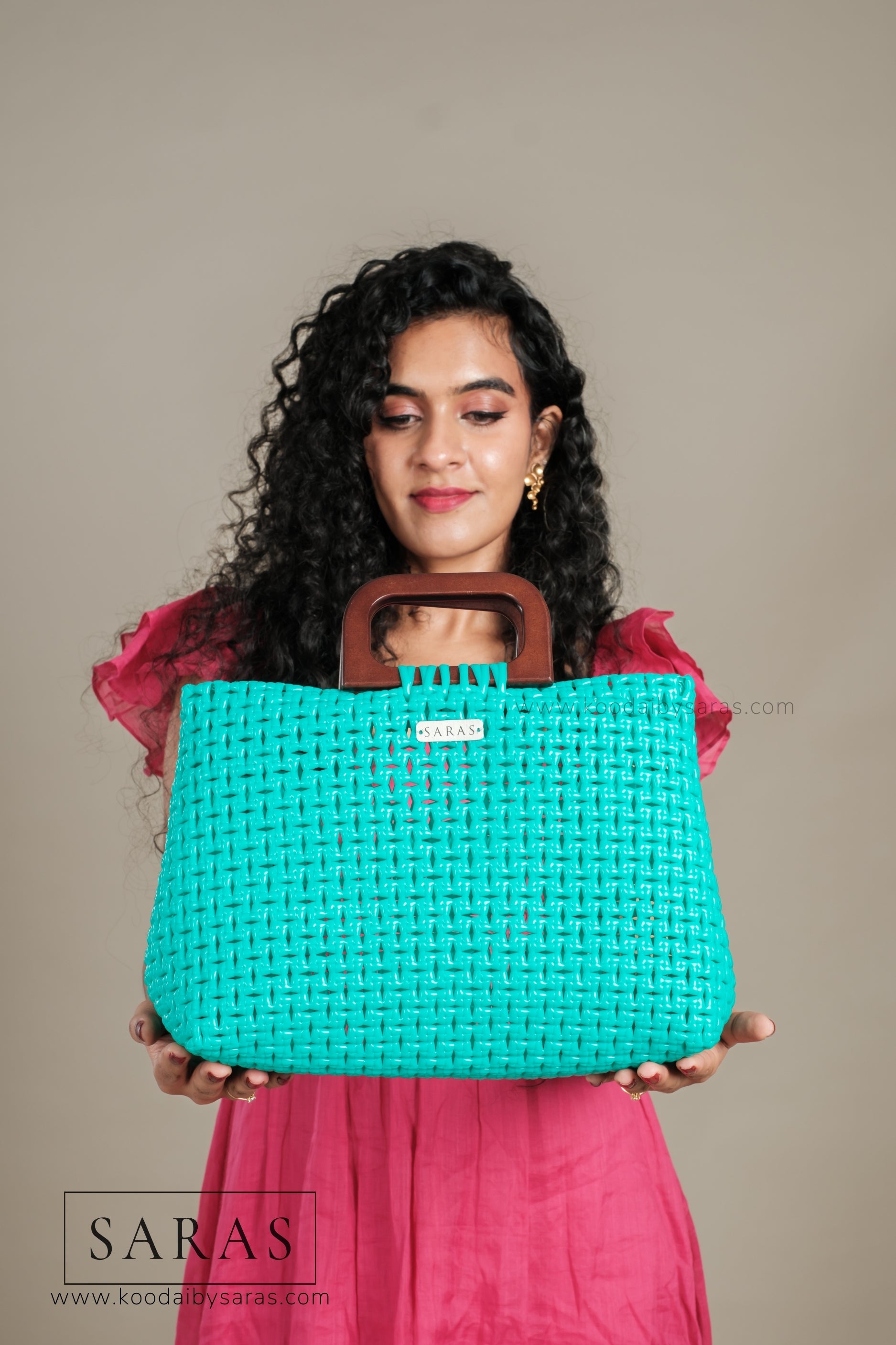 Turquoise Kai Koodai - SARAS