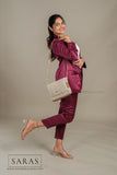 Gold X White Sling Koodai (Comes with removable Gold Chain Sling) - SARAS