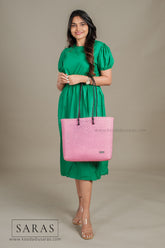 Rose Milk Tote Koodai - SARAS