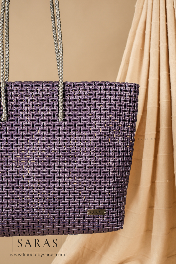 Pale Purple Tote Koodai - SARAS