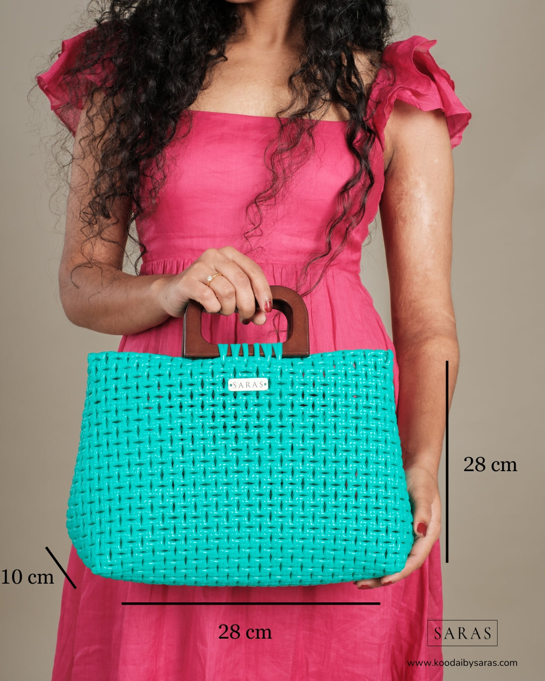 Turquoise Kai Koodai - SARAS