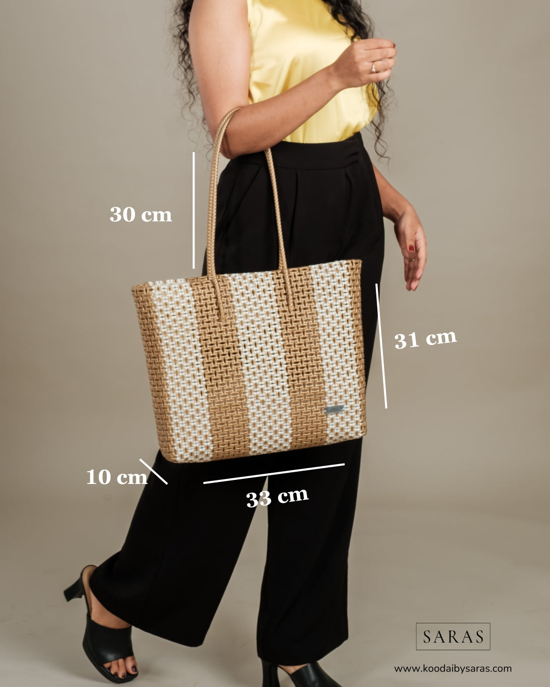 Bronz Koodai XL Tote Koodai - SARAS