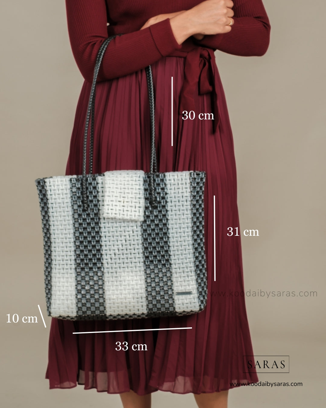 Iceberg Koodai with Flap Closure - SARAS