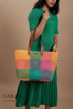Madras Checks Tote Koodai